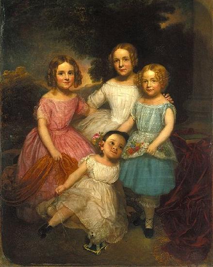Jarvis John Wesley Adrian Baucker Holmes Children oil painting image